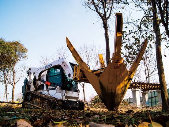 大型园林带土球挖树机-移树机-就找威威挖树机