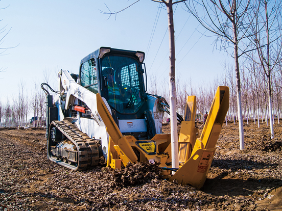 大型园林带土球挖树机-移树机-就找威威挖树机
